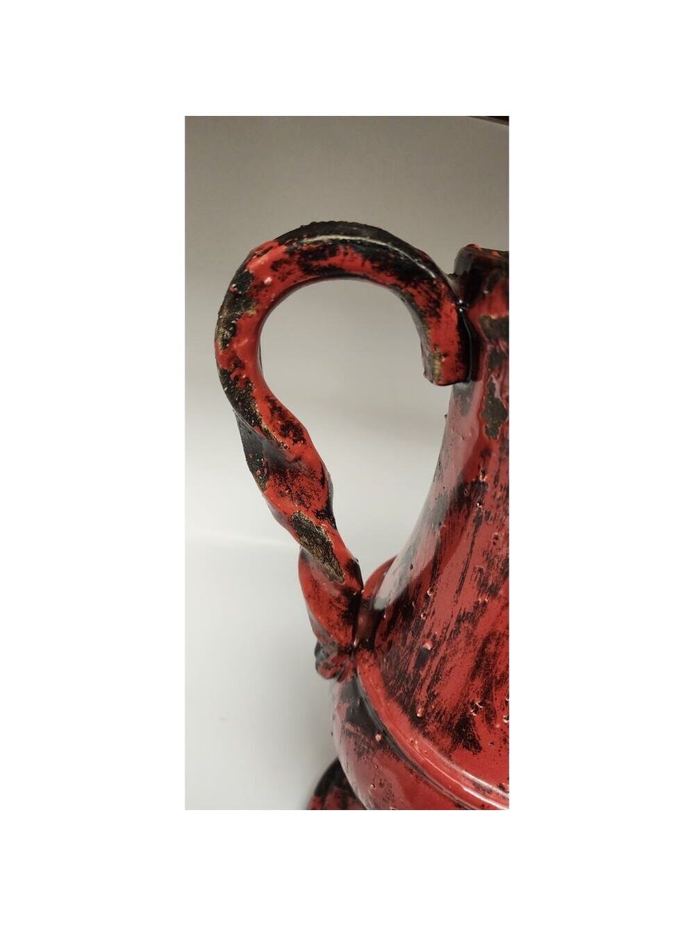 Uttermost 2 PC Red Rustic Ceramic Home Decorative Vase - Picture 6 of 16